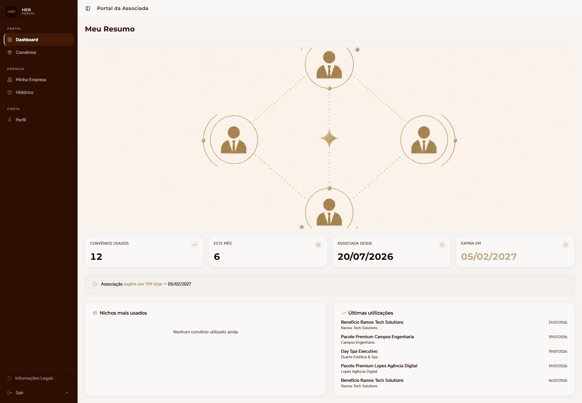 Plataforma HER — Site + Área de Associadas - Imagem 2